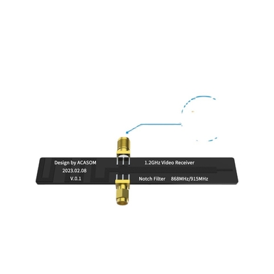 Filtro Acasom 1200-1300MHz para receptores de banda de 1080MHz