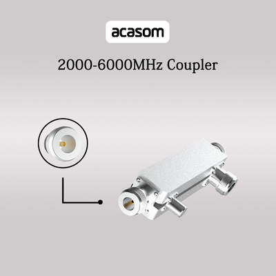Acoplador direcional de banda larga versátil de 600 MHz a 6000 MHz com porta N-Female