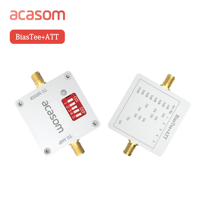 Atenuação de RF digital ajustável 0-4Ghz 1-16dB Oito Gain Bias Tees com alimentação