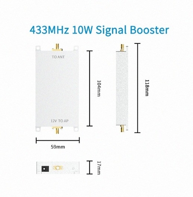 Modulo de amplificador de RF 430-434MHz com saída de 40dBm Fácil de instalar