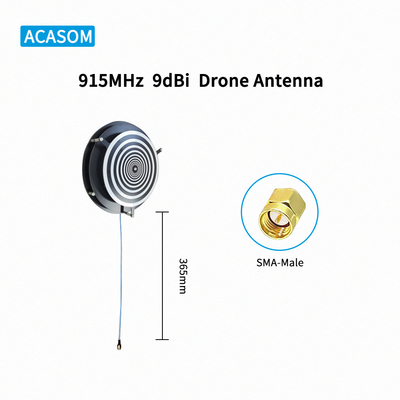 900MHz 915MHz 50W Antenna de Drone FPV de Alto Ganho com Chipset PCBA Personalizado SMA Macho