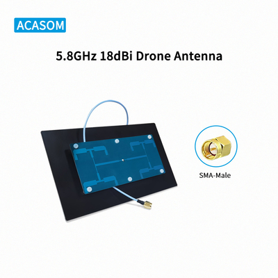 900MHz 915MHz 50W Antenna de Drone FPV de Alto Ganho com Chipset PCBA Personalizado SMA Macho