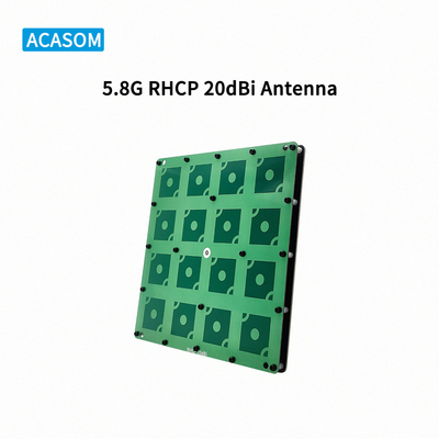 20dBi Gain Panel Long Range Drone Antenna para Amplificador de Alta Potência