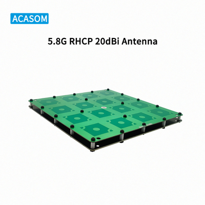 20dBi Gain Panel Long Range Drone Antenna para Amplificador de Alta Potência