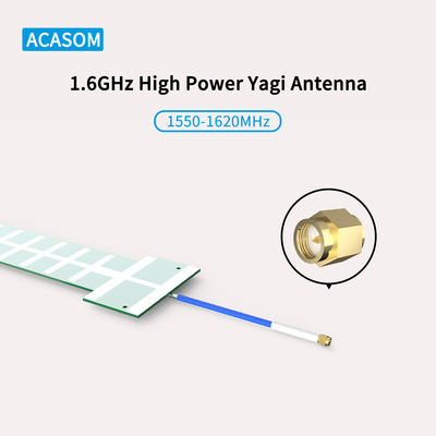 Estação base ao ar livre RFSMA FPV masculino Yagi Antenna para bloqueio de drones de 1,6 GHz