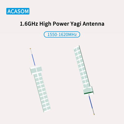 Estação base ao ar livre RFSMA FPV masculino Yagi Antenna para bloqueio de drones de 1,6 GHz