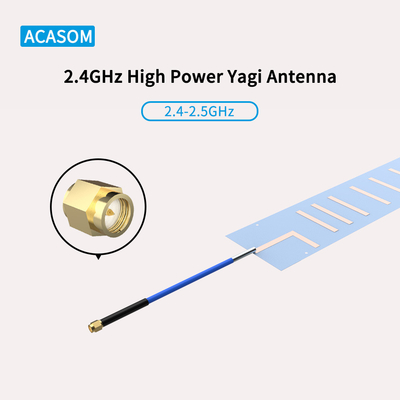 RFSMA Homem Yagi Drone Jammer Antenna 50 Ohm 13 DBi Alto Ganho