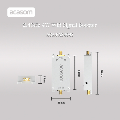 6-18V Voltagem 2,4 GHz Wifi Signal Booster para drones 4W Potência 2400-2500MHz