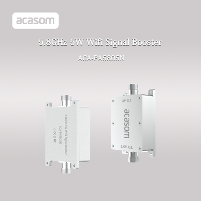 5w 5.8GHz amplificador de alcance de sinal para faixa de frequência 5.725-5.85GHz