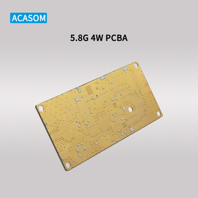Potente amplificador de sinal RF de 5W 37dBm 12V PCBA para 5,8GHz e 2,4GHz