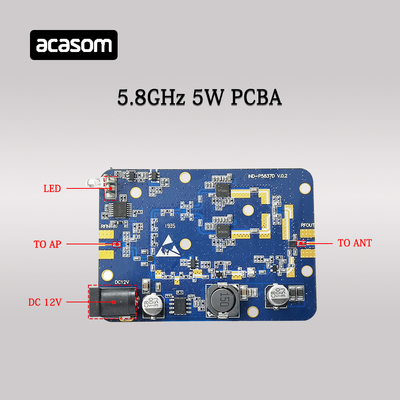 Componentes de amplificador de PCB de 5W RF para módulo sem fio Wi-Fi de 5,8 GHz
