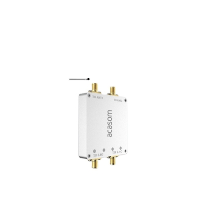 Amplificador de sinal de canal duplo de 2,4 GHz a 5,8 GHz Potência máxima de saída P1dB 36dBm 4W