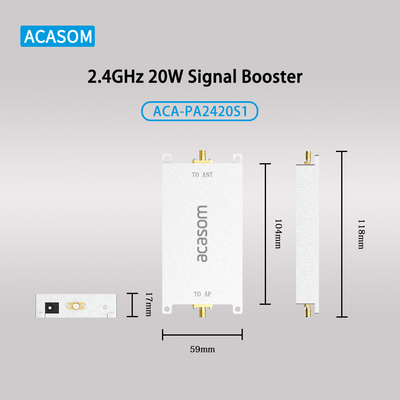 2.4GHz Drone Amplificador de sinal 20W Range Extender Alto ganho de transmissão