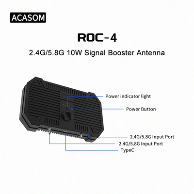 10W Dual Band Signal Booster para DJI Drone Mavic Phantom Avata FPV Range Extender