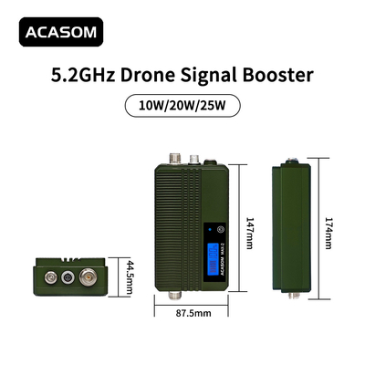 5.2 GHz Drone Signal Booster 10W 20W 25W Para alcançar voos mais longos