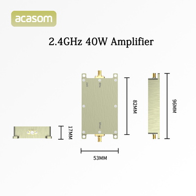 Amplificador FPV de Alumínio Shell com 2.4G 40W 24V para voos de longa distância
