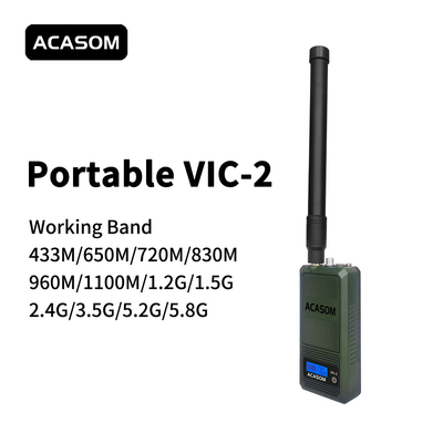 300MHz-400MHz 50W Drone Radio Frequency Jammer Impermeabilização portátil