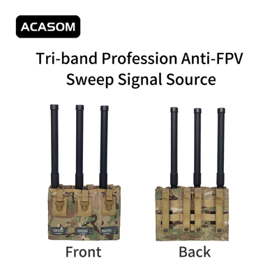 2350MHz-2550MHz 50 Watt Portable Drone Jammer RF Fonte de sinal de alta potência