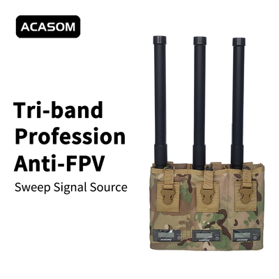 2350MHz-2550MHz 50 Watt Portable Drone Jammer RF Fonte de sinal de alta potência