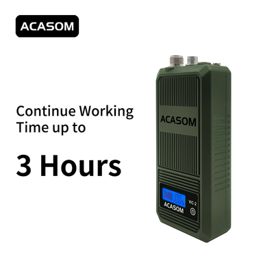 IP68 Interruptor de drones portáteis 5150MHz-5350MHz Fonte de nitrato de gálio anti-drone