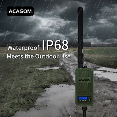 IP68 Interruptor de drones portáteis 5150MHz-5350MHz Fonte de nitrato de gálio anti-drone