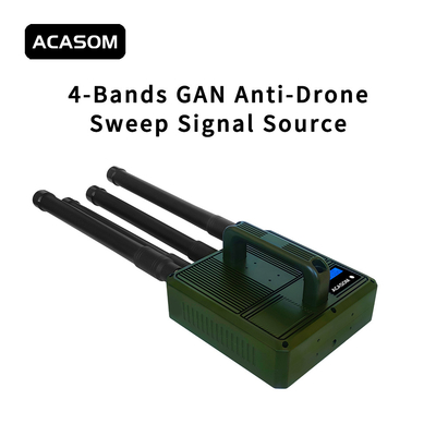 Quatro bandas Drone Rf Jammer Bloqueador de sinal Jammer 200M 300M 400M 500M