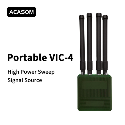 433M 900MHz 1.2G 2.4G Anti Drone Jammers RF Signal Sweep para VCO de alta potência